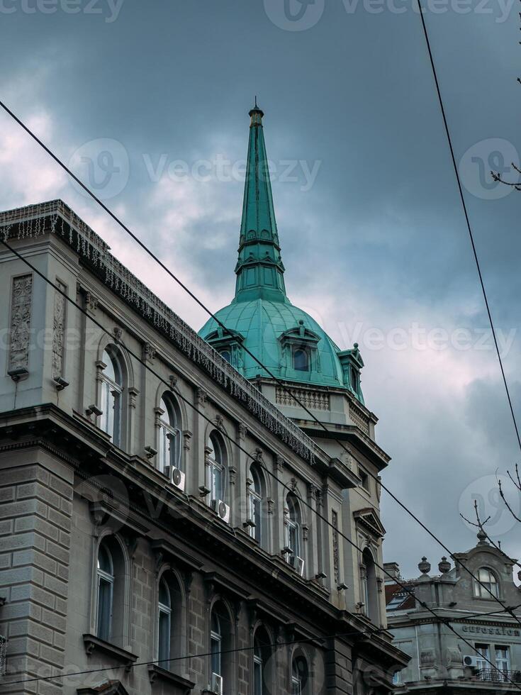 des rues et architecture de Belgrade, Serbie photo