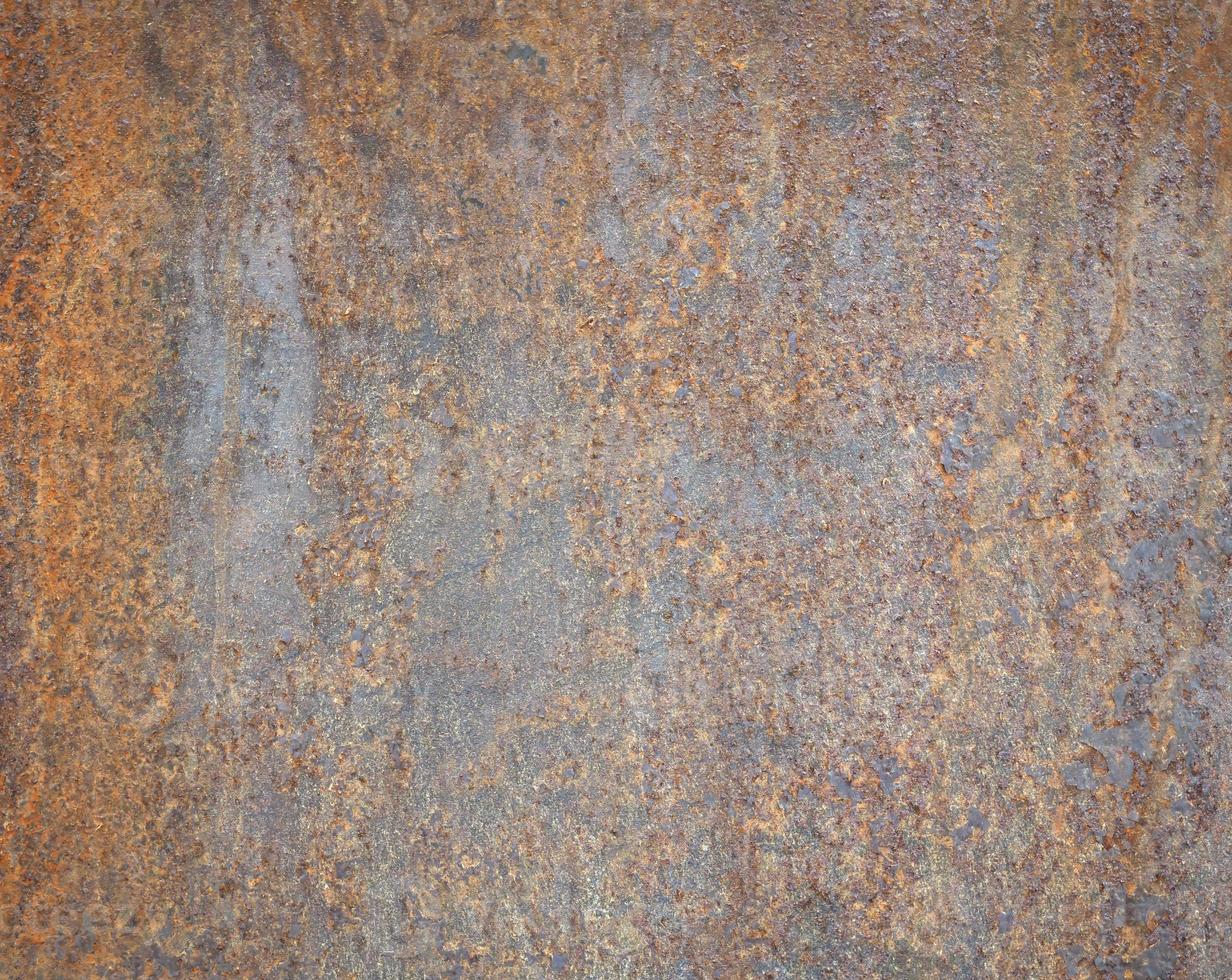 fond de texture en acier rouillé brun photo