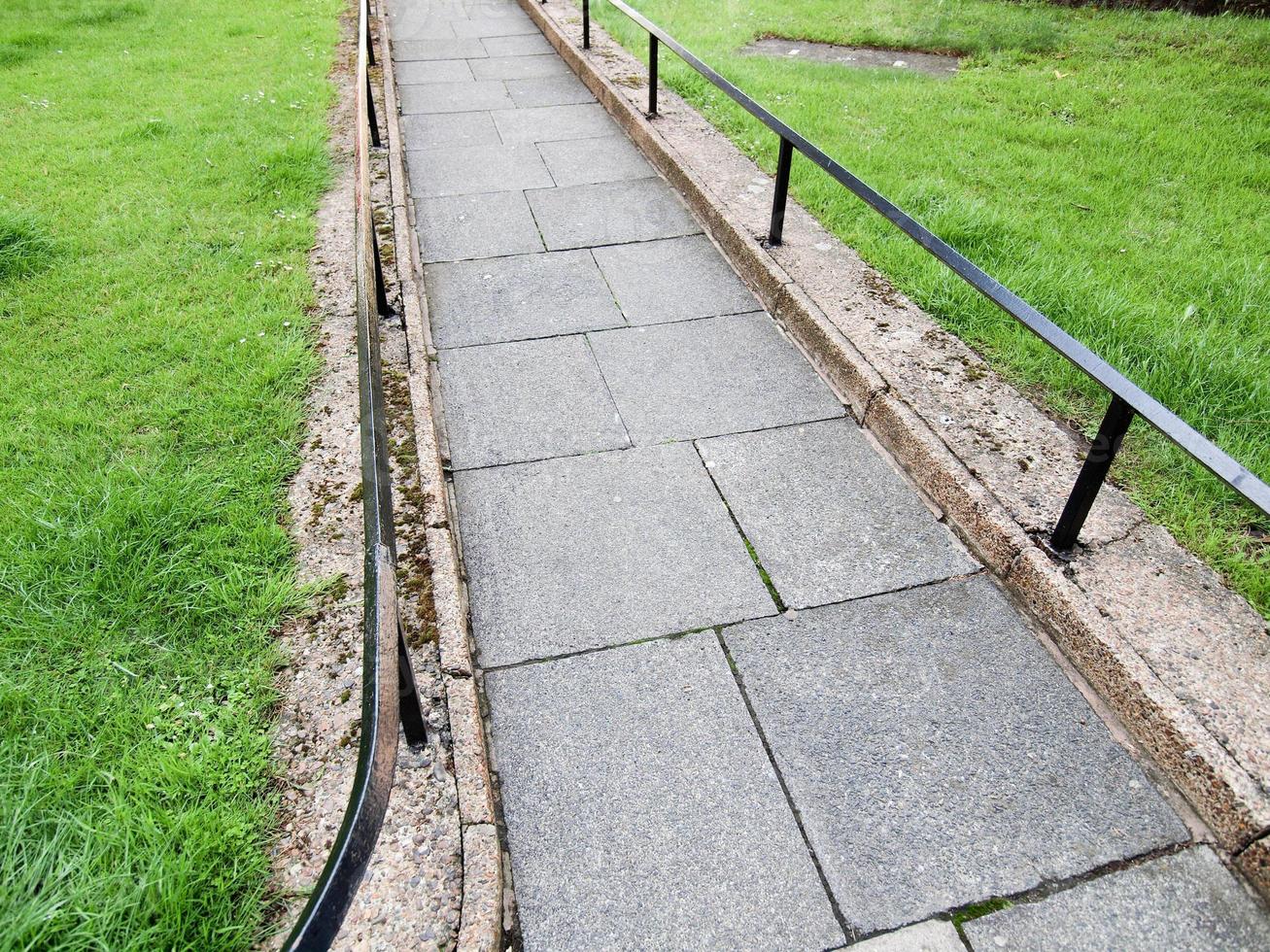 trottoir de la chaussée à londres photo