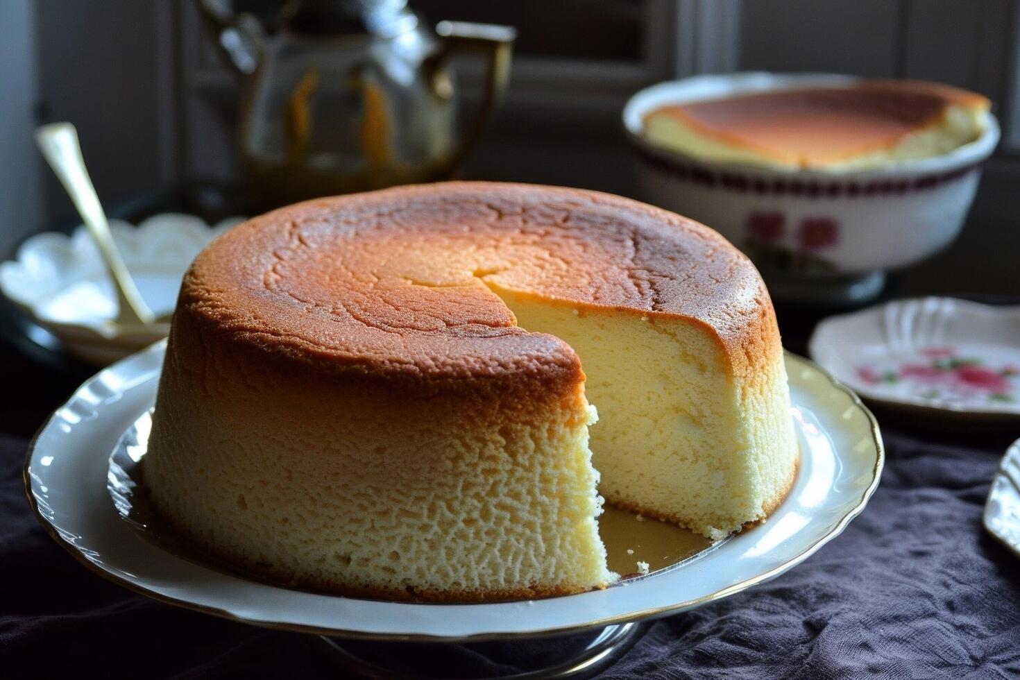 doux et lumière Japonais cheesecake photo