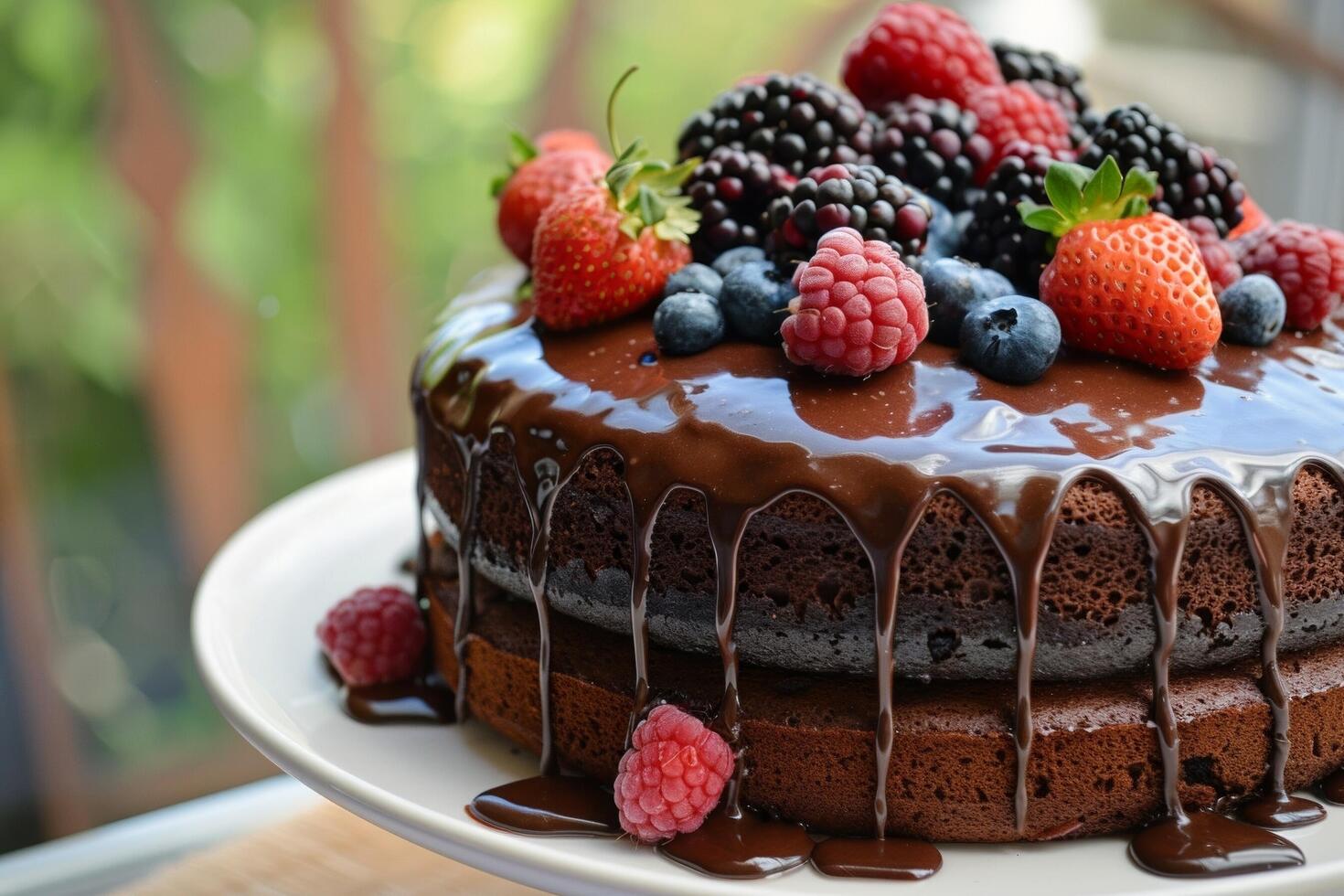 excellent Chocolat gâteau photo