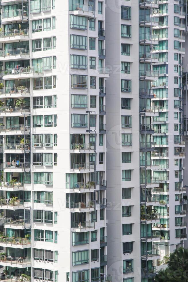 façade de moderne bâtiment dans Singapour photo