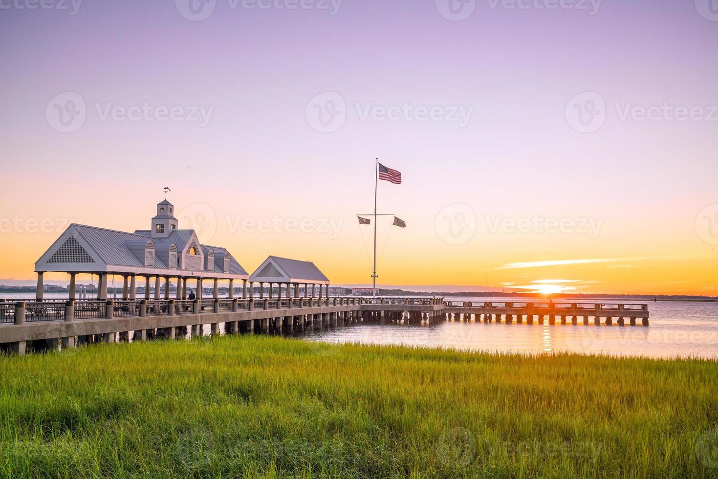 le parc au bord de l'eau à charleston photo