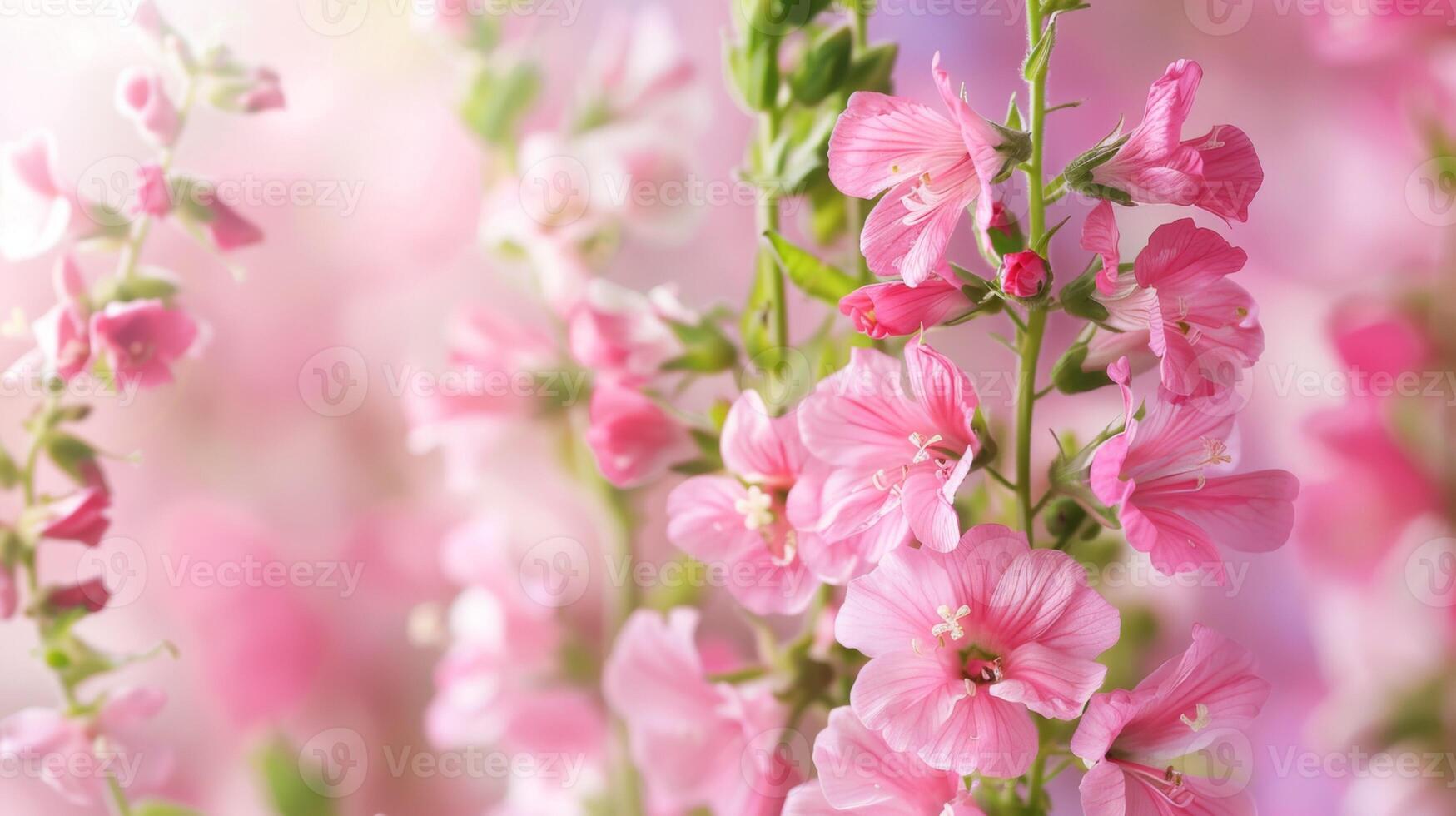 fermer de rose Floraison avec nature, pétales, flore, printemps, fermer éléments fournir une magnifique bokeh effet photo