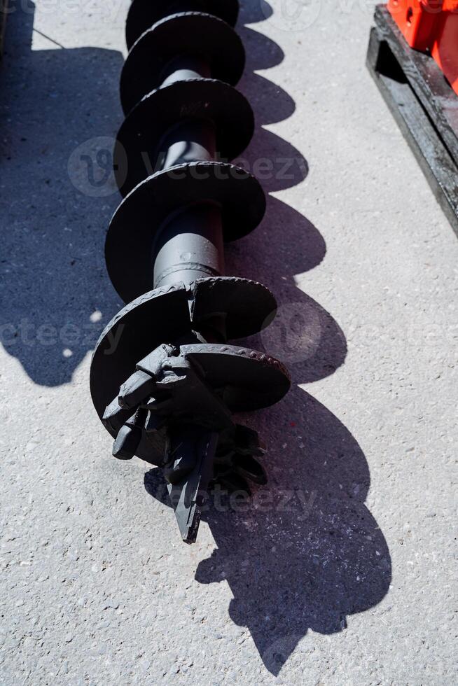 métal percer pour pétrole Bien, spécialisé équipement pour forage plates-formes, Nouveau buse percer pour sol. photo