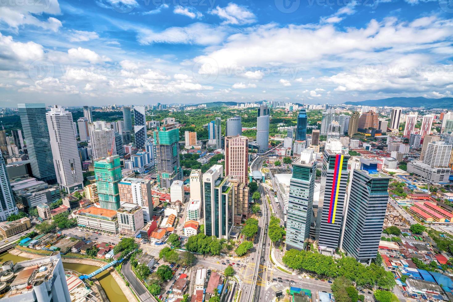 le centre-ville de kuala lumpur horizon photo