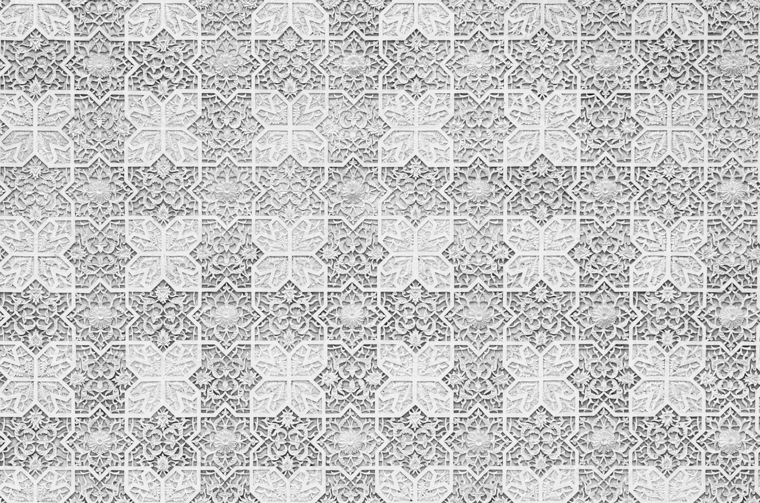 géométrique traditionnel islamique ornement. fragment de une modèle mosaïque.abstrait Contexte. photo