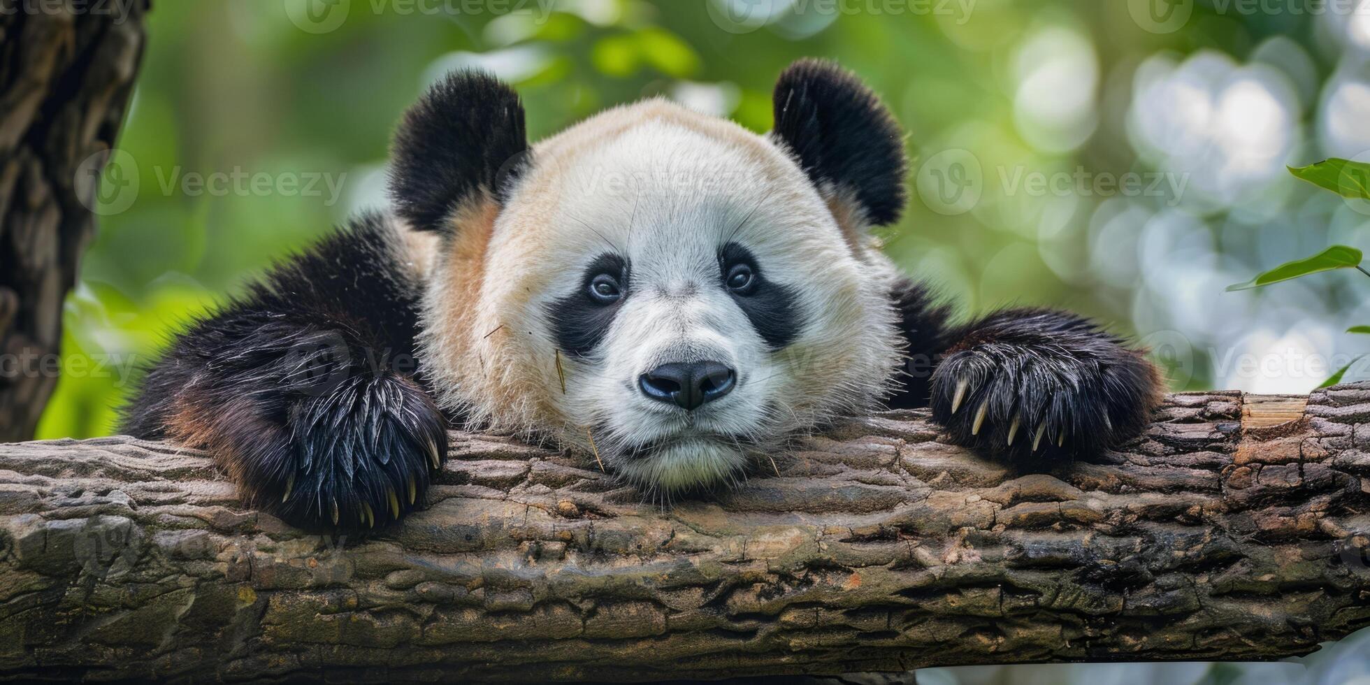 Panda dans le forêt sauvage la nature photo