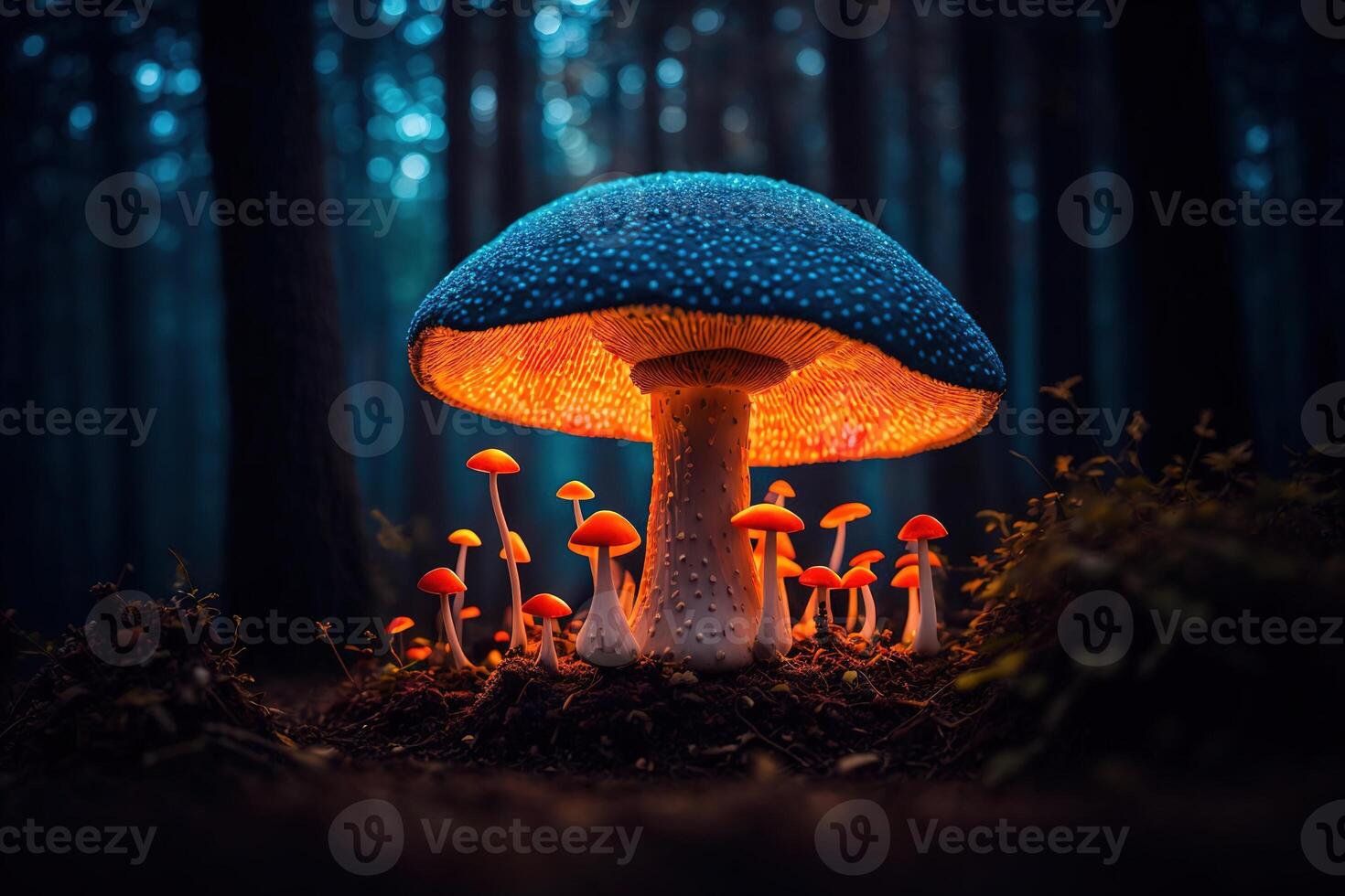 la magie champignons cubensis amanite muscaria photo