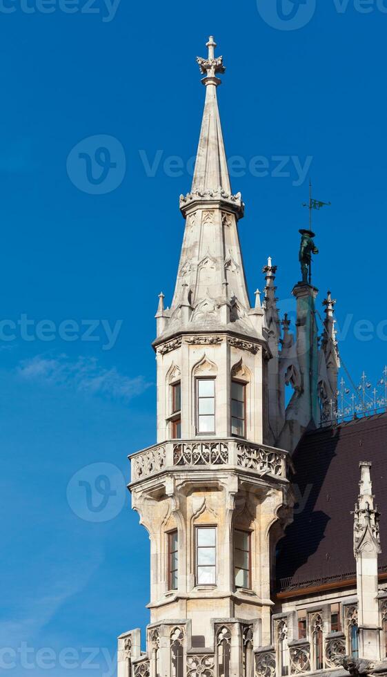 détail de le ville salle sur marienplatz photo