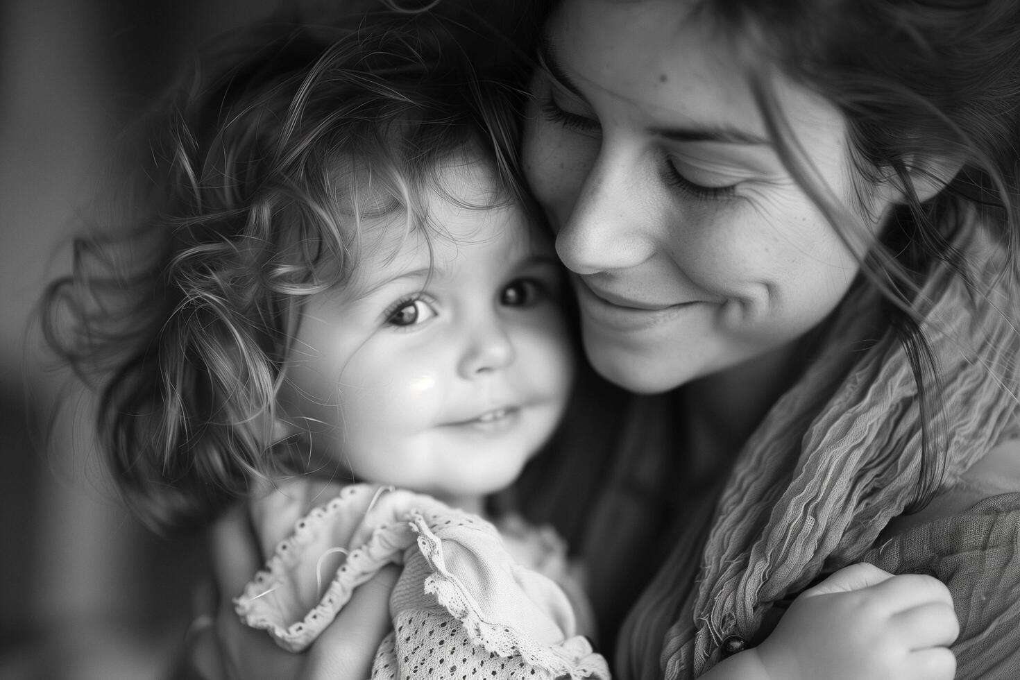 une femme et une peu fille ,holding et en jouant avec sa fille , de la mère journée photo