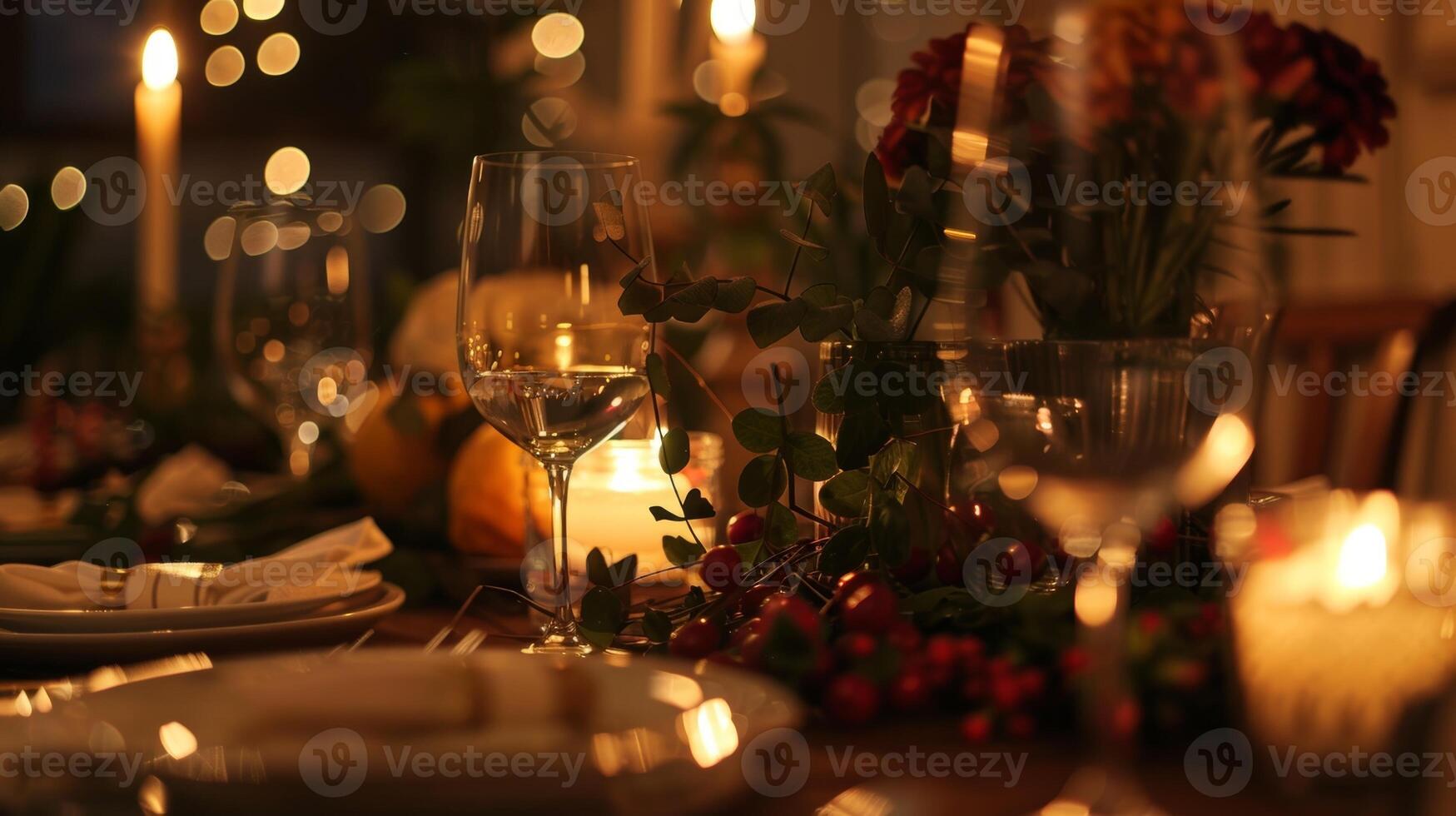 une confortable et intime dîner fête hébergé par une personnel chef où invités sont traité à une unique et inoubliable repas dans le confort de leur posséder Accueil photo