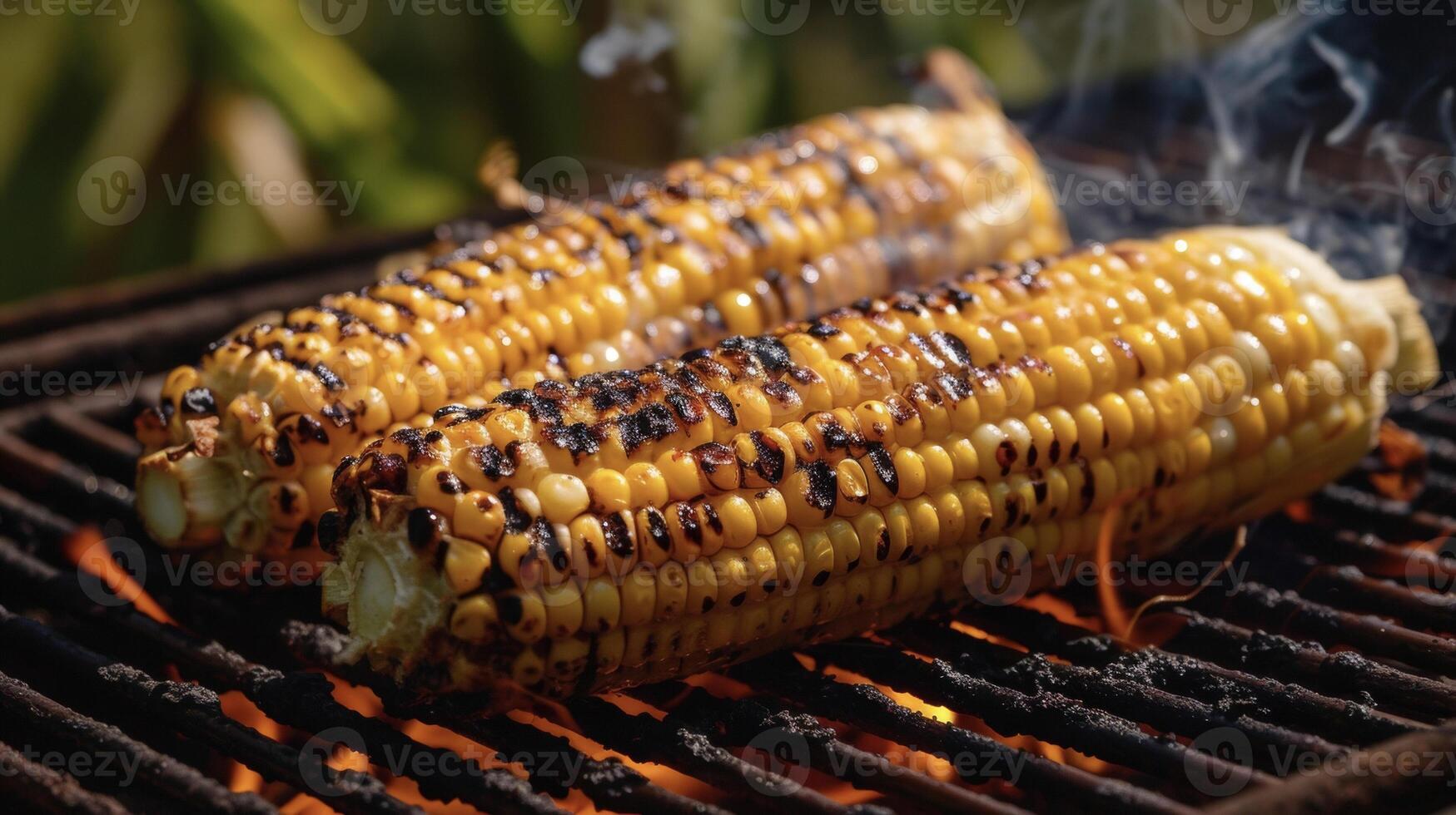 rien dit été assez comme grillé blé sur le épi et cette un prend il à le suivant niveau. le gril Des marques donner il un irrésistible croustillant tandis que le enfumé arôme bouffée photo