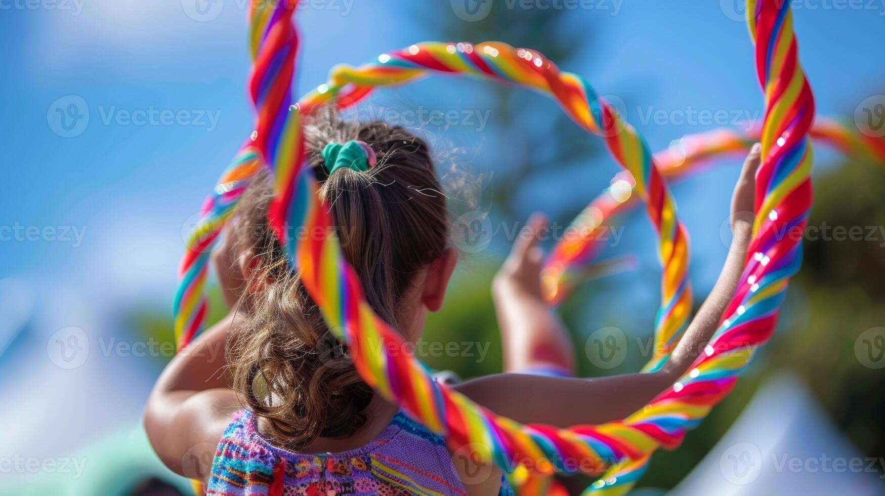 le île la musique et nourriture Festival est une conviviale et familiale un événement avec Activités pour des gamins et adultes ressemblent tel comme hula cerceau concours et traditionnel île Jeux photo