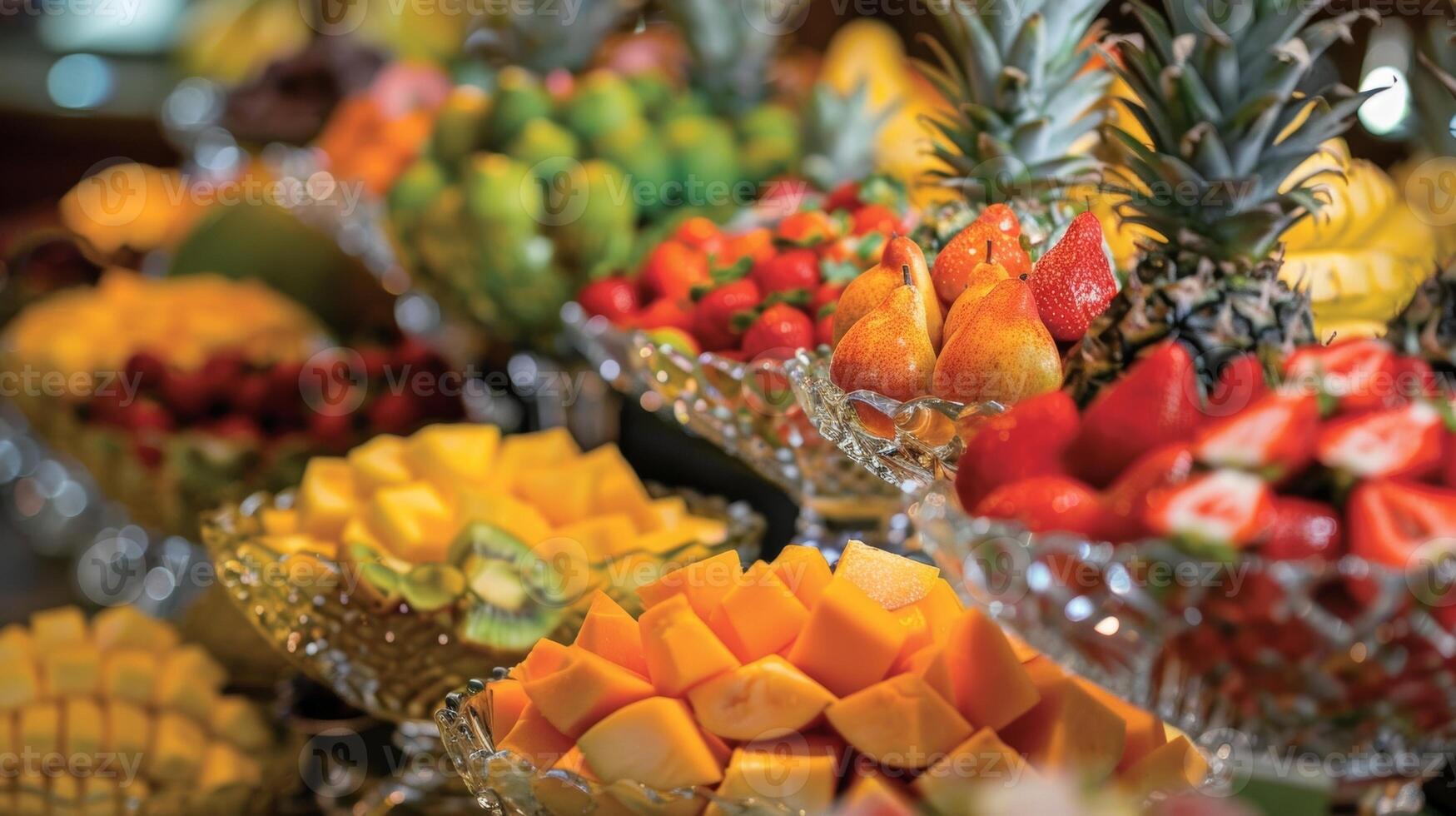 une les amateurs de fruits rêver cette buffet Caractéristiques le plus exotique et alléchant les options disponible photo