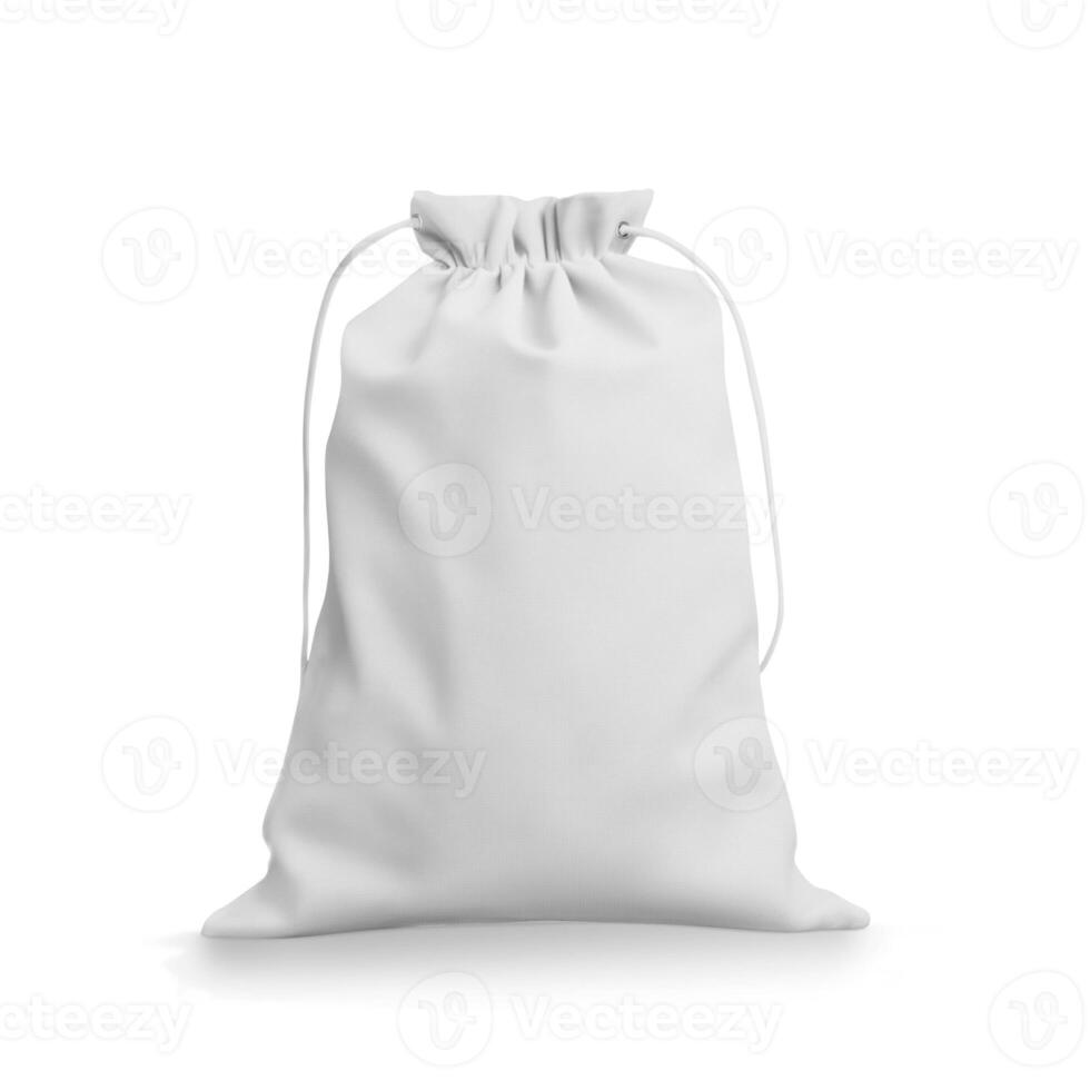 sac sur fond blanc photo