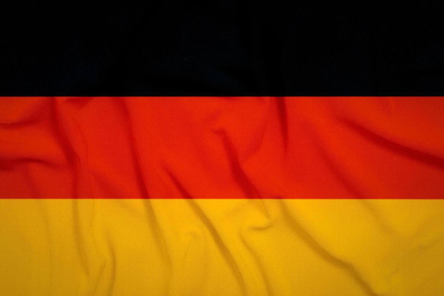 Allemagne drapeau Contexte. drapeau de Allemagne agitant dans le vent. 3d illustration photo