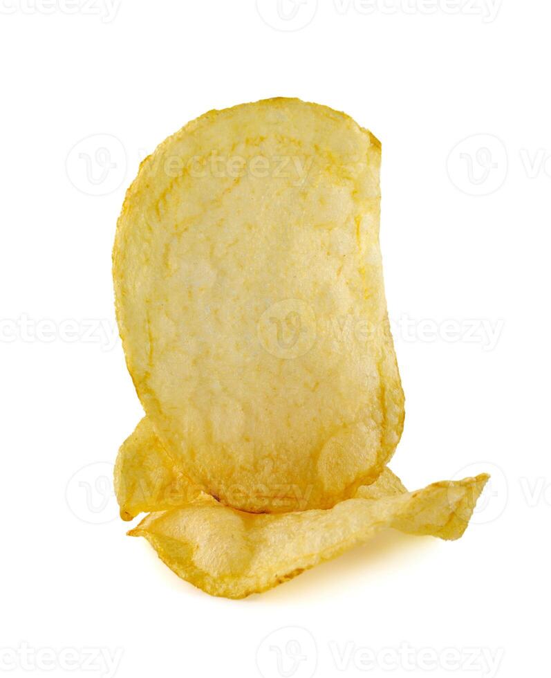 Patate frites isolé sur blanc Contexte. photo