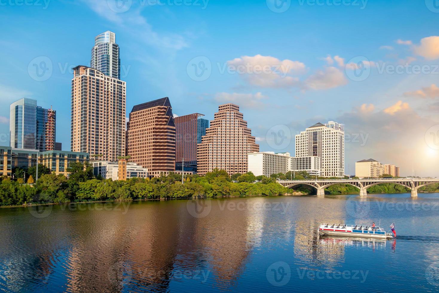 austin city centre ville horizon paysage urbain du texas usa photo