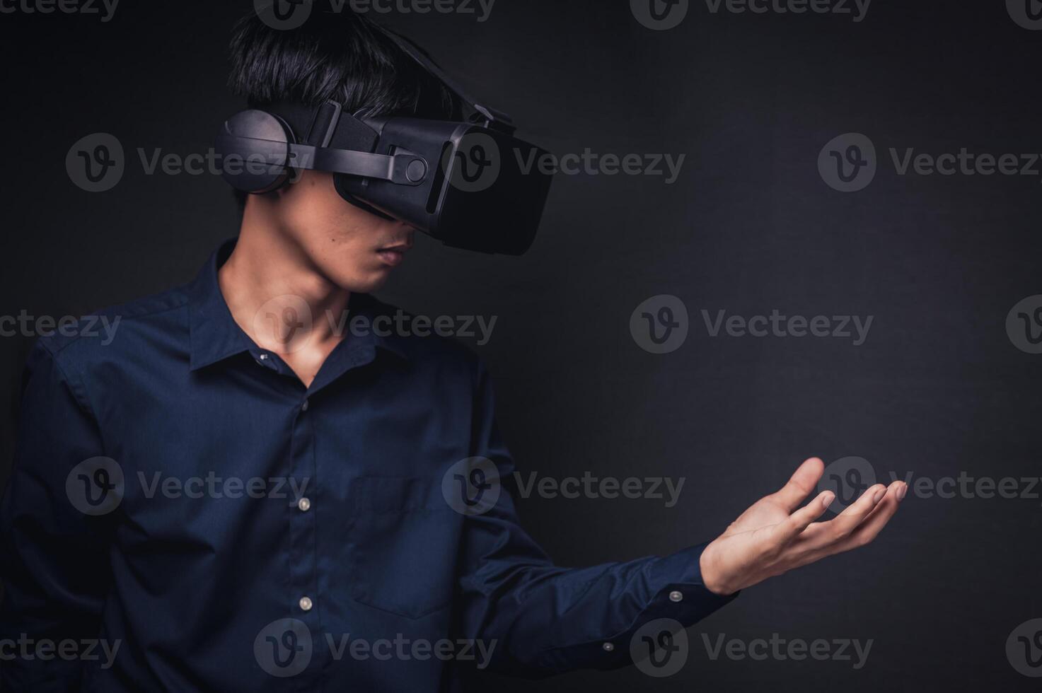 vr lunettes connexion metaverse technologie en ligne photo