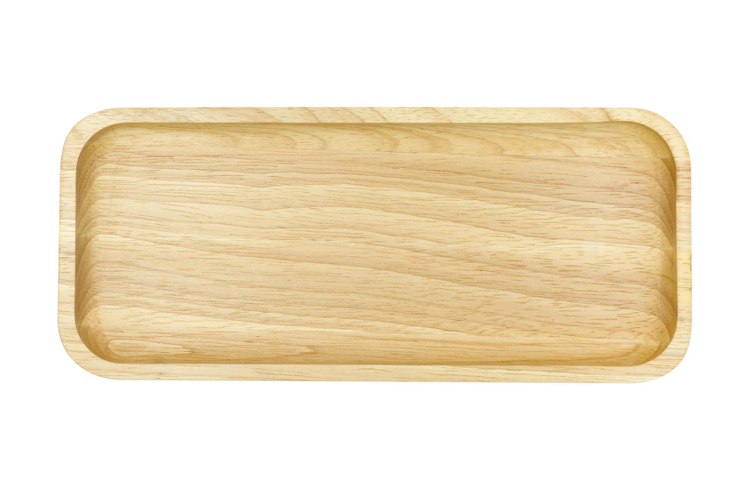plaque en bois isolé sur fond blanc photo