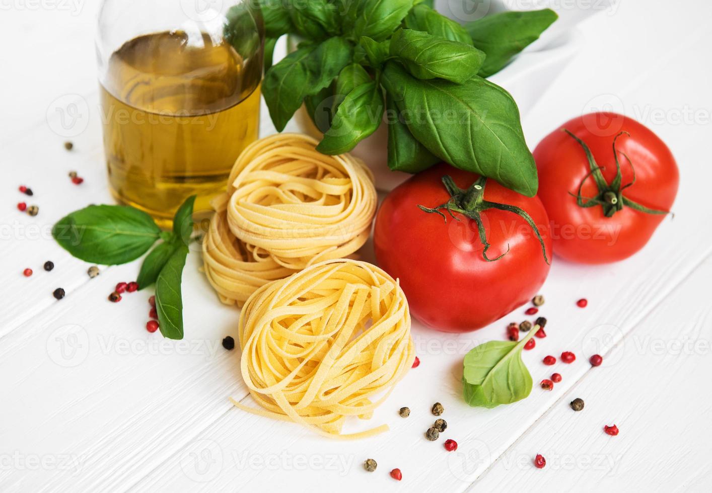 ingrédients de la cuisine italienne photo