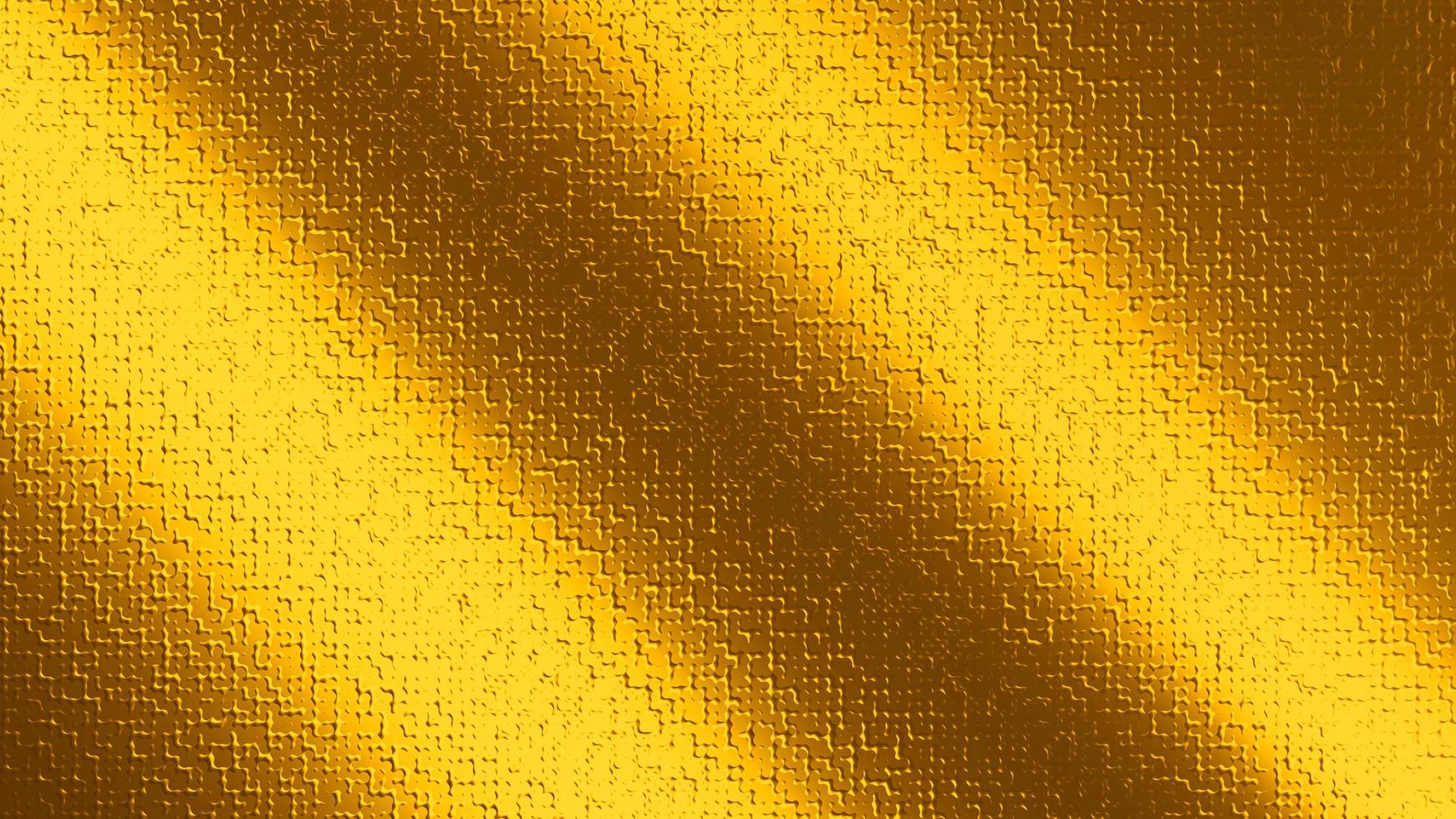 texture abstraite d'onde brillante de lumière dorée avec motif d'ornement en demi-teinte radiale sur or brillant. photo