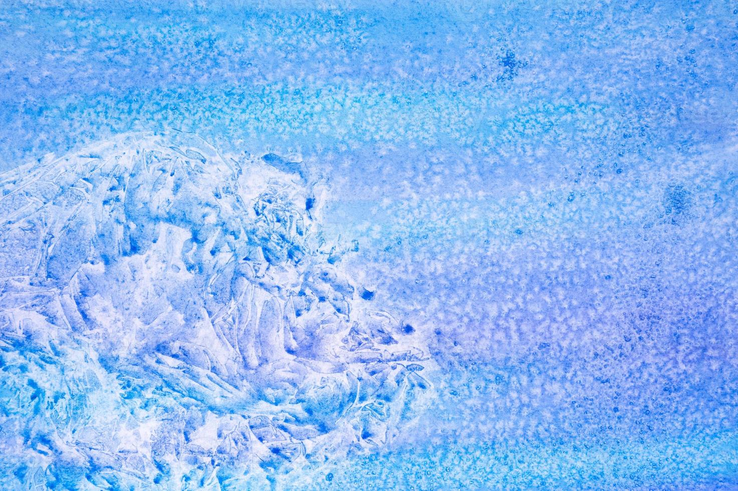 aquarelle abstrait texturé bleu photo