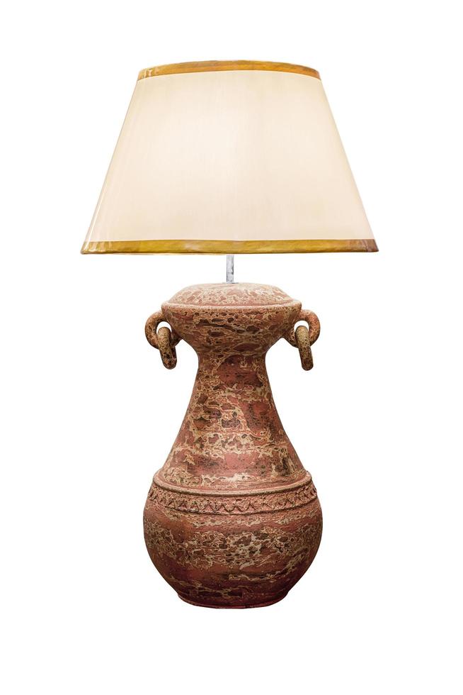 lampe de table isolée photo