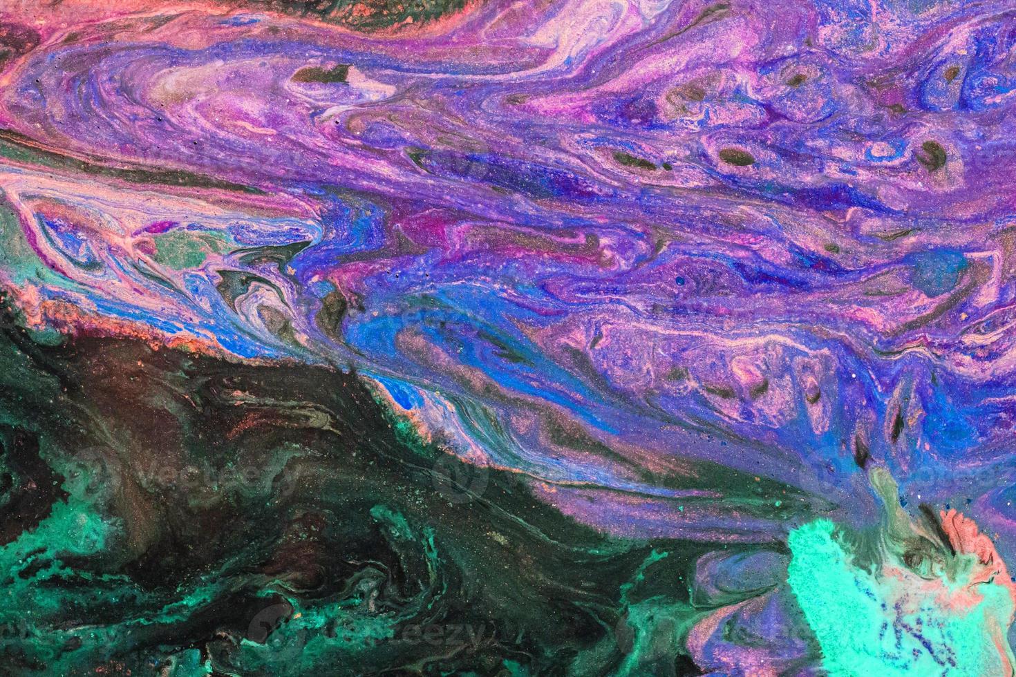 texture abstraite à l'huile peinte en couleur et multicolore. fond de texture arc-en-ciel. fond de texture liquide. peintures avec marbrures. texture de marbre. éclaboussures de peinture. fluide coloré. photo
