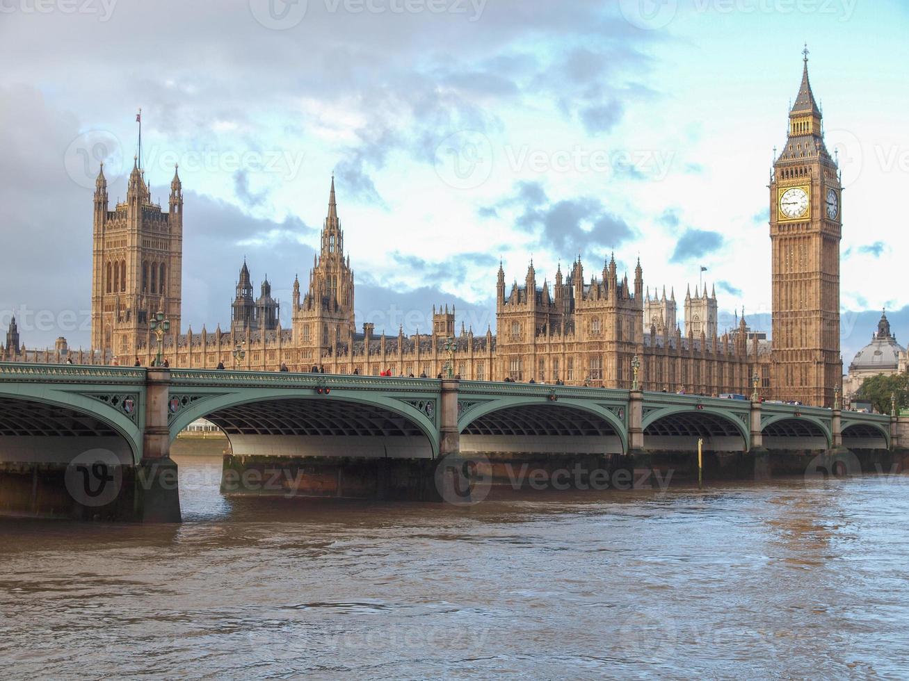 pont de Westminster à Londres photo