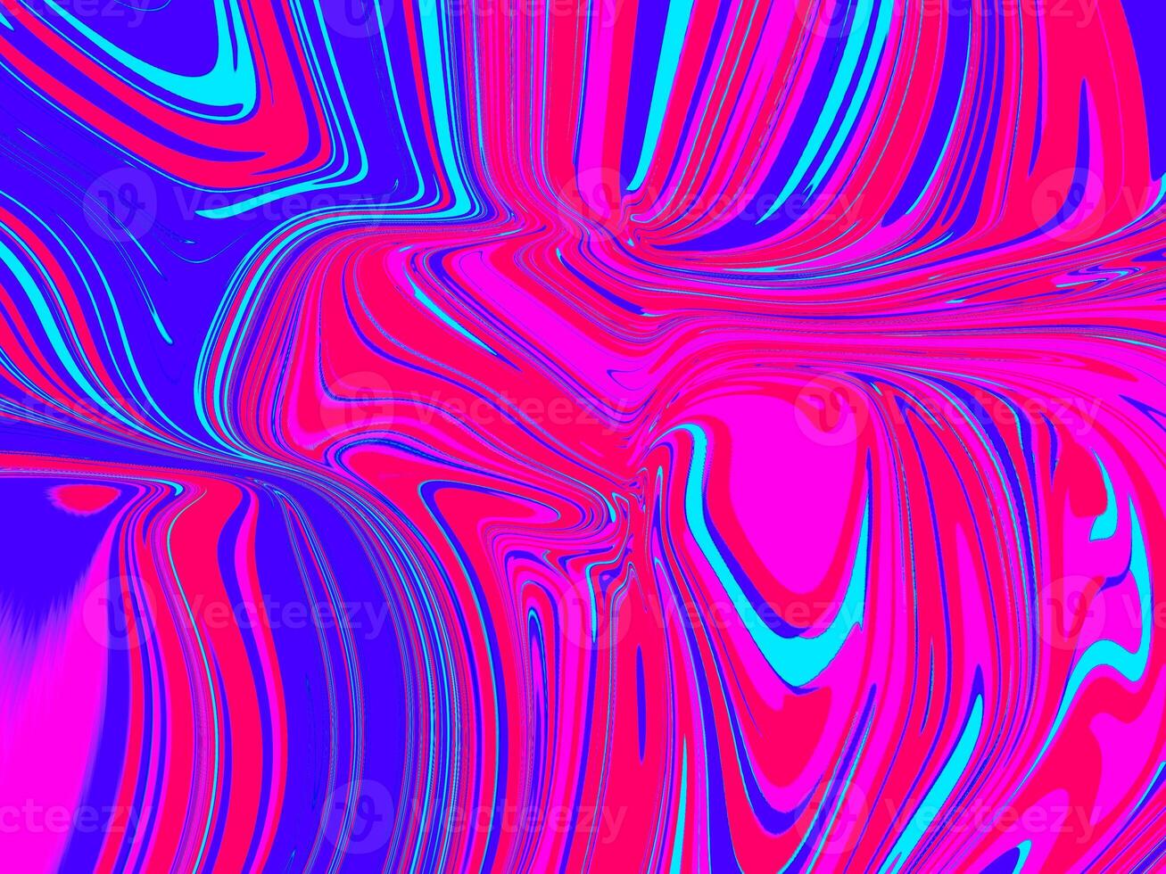 conception de fond dégradé de couleur de réflexion métallique liquide abstrait violet et rouge et bleu. abstrait géométrique avec du liquide photo