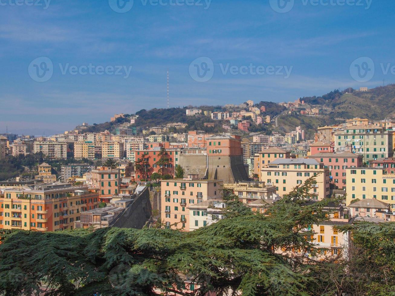 vue sur Gênes Italie photo