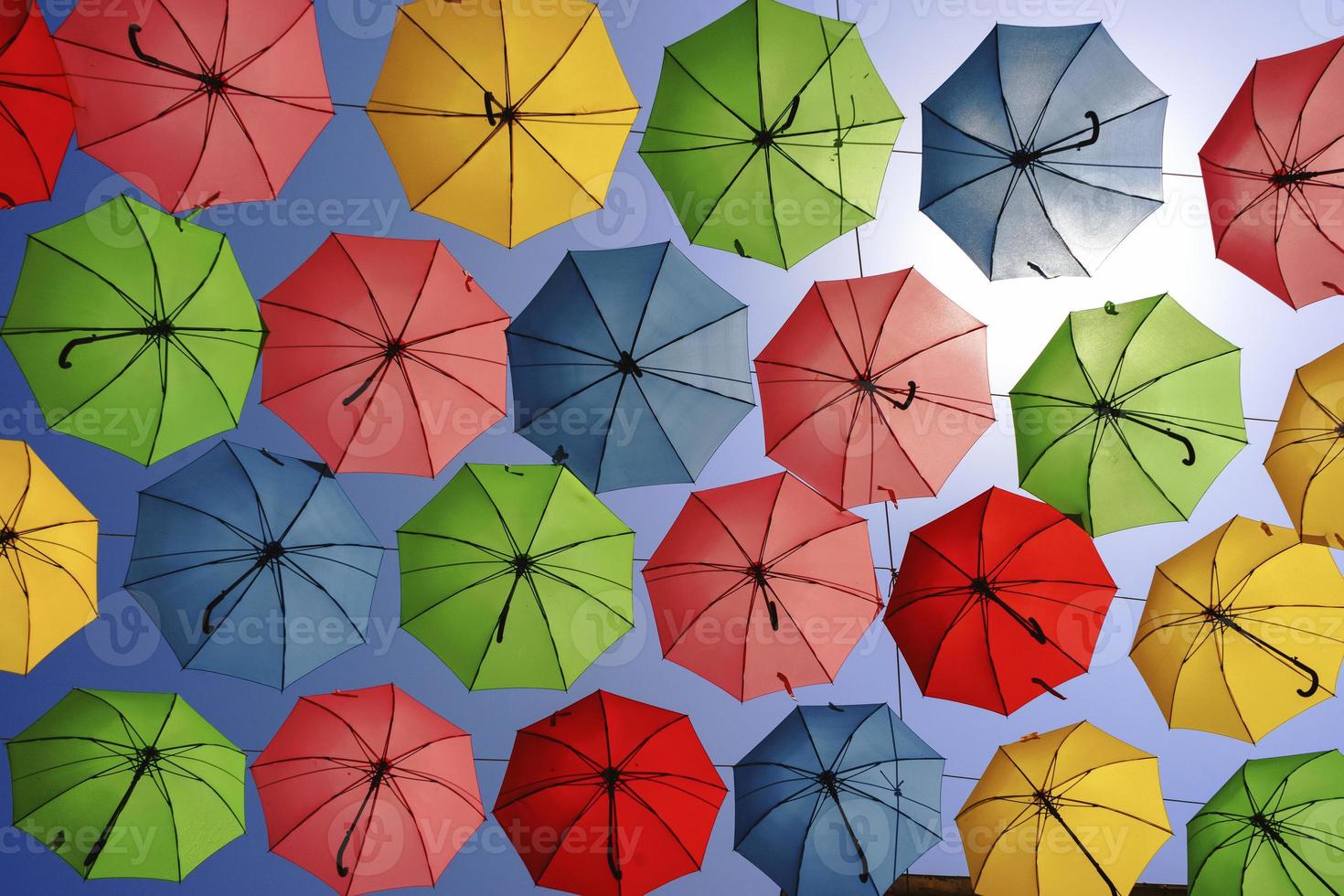 parapluies colorés à Jérusalem photo