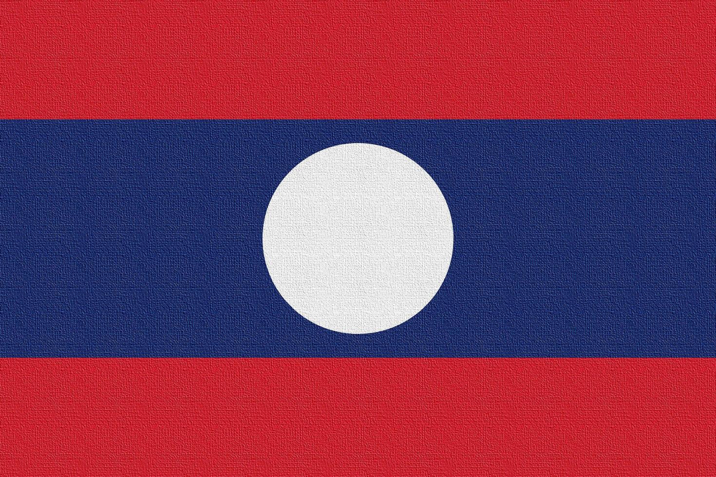 illustration du drapeau national du laos photo