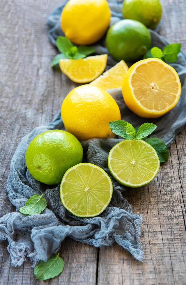 citrons et limes photo