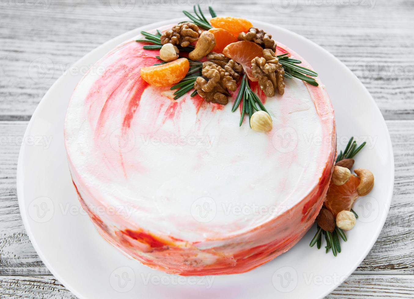 gâteau aux carottes sucré photo
