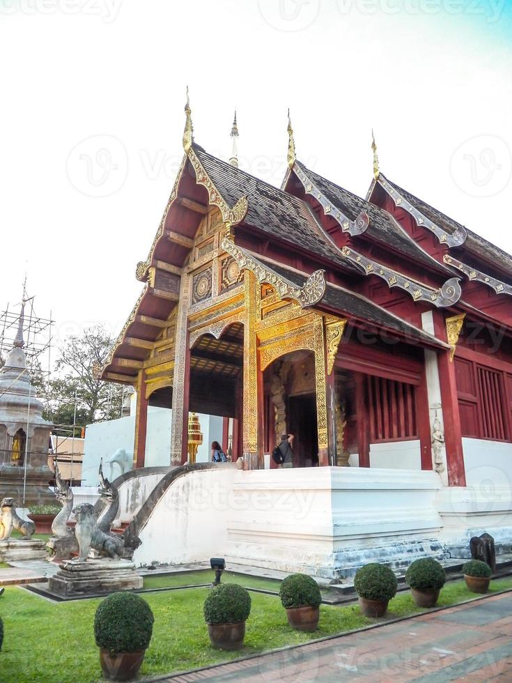 chiang mai thaïlande15 novembre 2016wat phra singh à chiang mai. photo