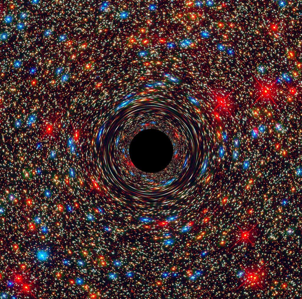 trou noir géant photo