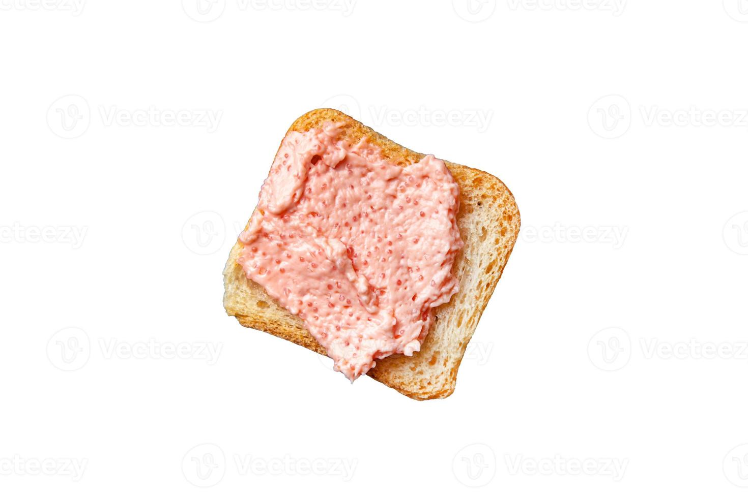 roe de capelan caviar smorrebrod sandwich alimentaire contexte photo