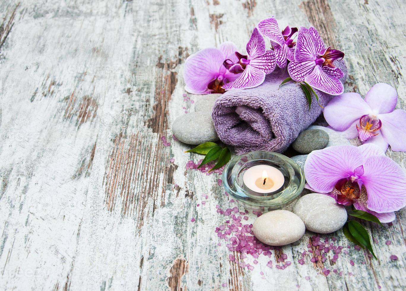 produits de spa aux orchidées photo