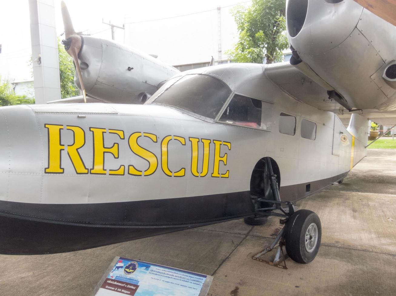 Royal Thai Air Force Museum Bangkok18 août 2018 l'extérieur de l'avion a de nombreux gros avions. pour apprendre de plus près. le 18 août 2018 en thaïlande. photo