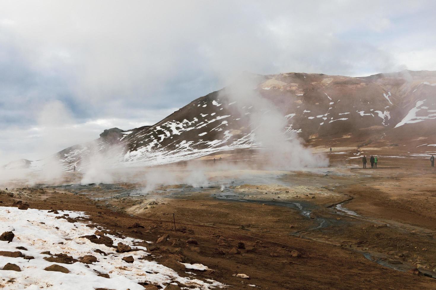 Zone géothermique de Hverir, Islande photo