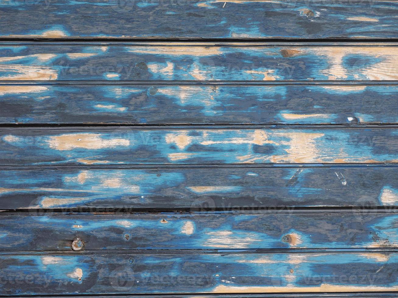 fond de texture bois bleu photo