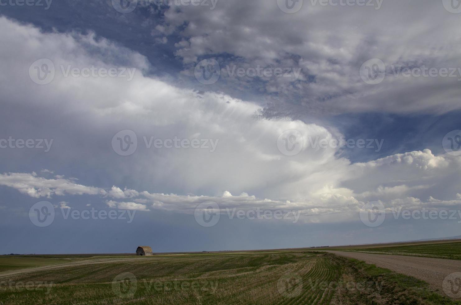 nuages d'orage des prairies photo