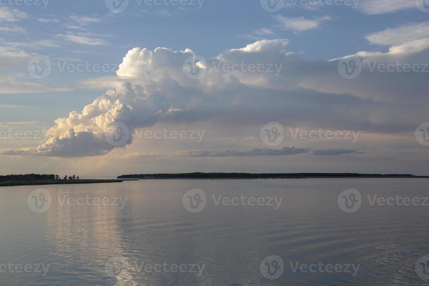 nuages de tempête des prairies canada photo