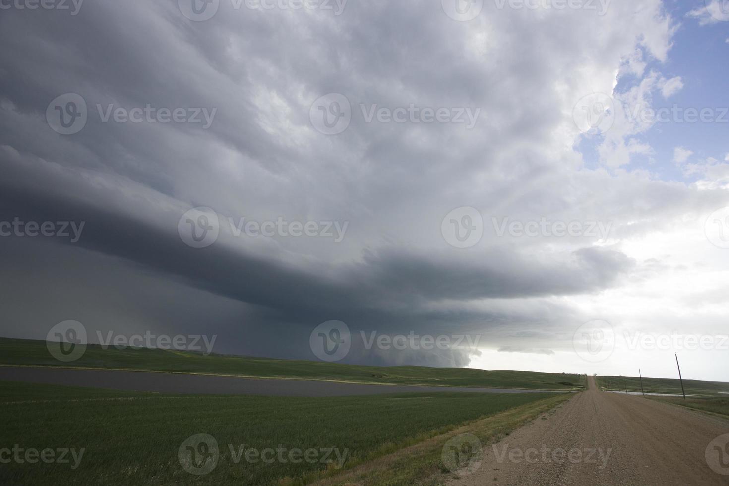 nuages d'orage des prairies photo