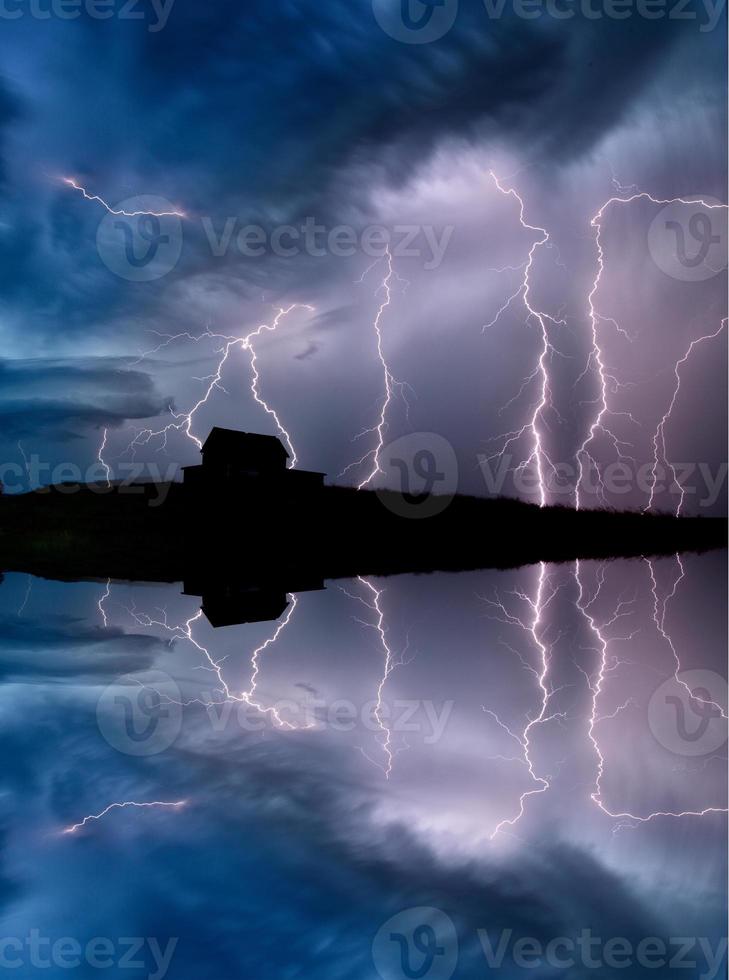 nuages de tempête des prairies canada photo