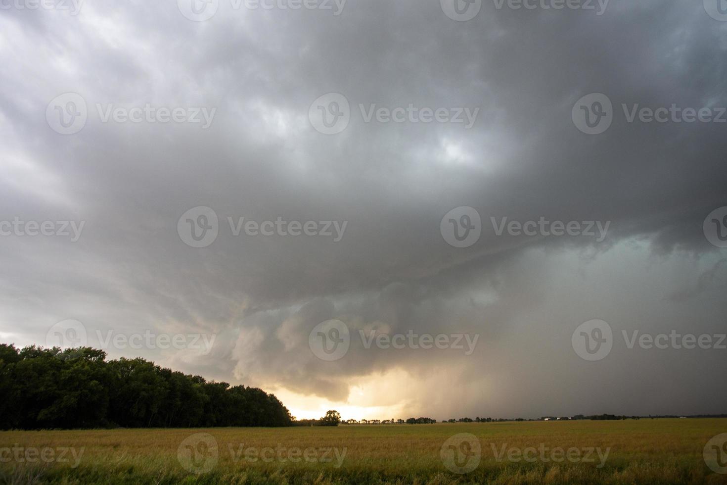 nuages de tempête des prairies canada photo