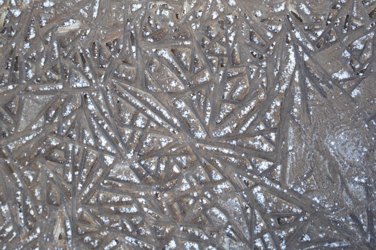 texture de la glace au sol motifs hivernaux photo